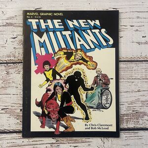 Marvel Graphic Novel No. 4 The New‎ Mutants 1982 Origin & 1st App